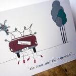 Wedding car card (Anonymity..