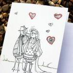 Be mine card (Detailed dood..