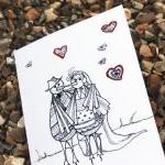 Be mine card (Detailed dood..