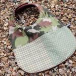 Bib, burp cloth and hat set..