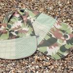 Bib, burp cloth and hat set..