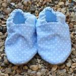 Baby Booties - Pale blue mi..