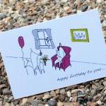A6 Birthday chair card (ano..