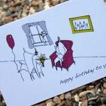 A6 Birthday chair card (ano..