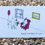 A6 Birthday chair card (ano..