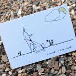 A6 Walk in the park card (a..