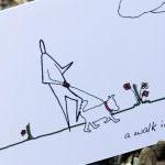 A6 Walk in the park card (a..