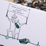 A6 Personalised baby card (..
