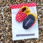 Baby booties, Red spots and..