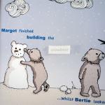 Snowbear illustrative print..