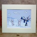 Snowbear illustrative print..
