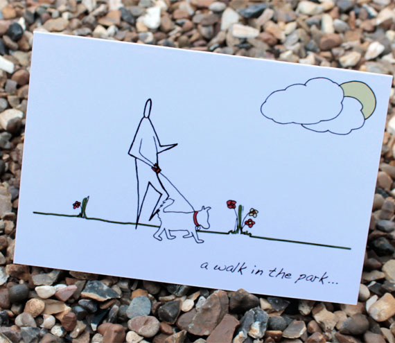 A6 Walk in the park card (anonymity range)