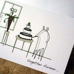 Wedding cake card (Anonymity range)