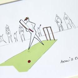Cricket Anonymity Illustrative print (10" x 12" / 255mm x 305mm)