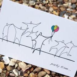 A6 Party time card (anonymity range)