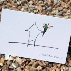 A6 Just for you card (anonymity)