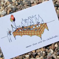 A6 80th birthday card (anonymity range)